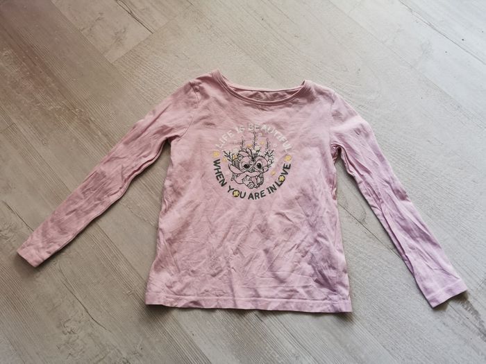 T shirt manche longue 4 ans disney stitch neuf - photo numéro 1