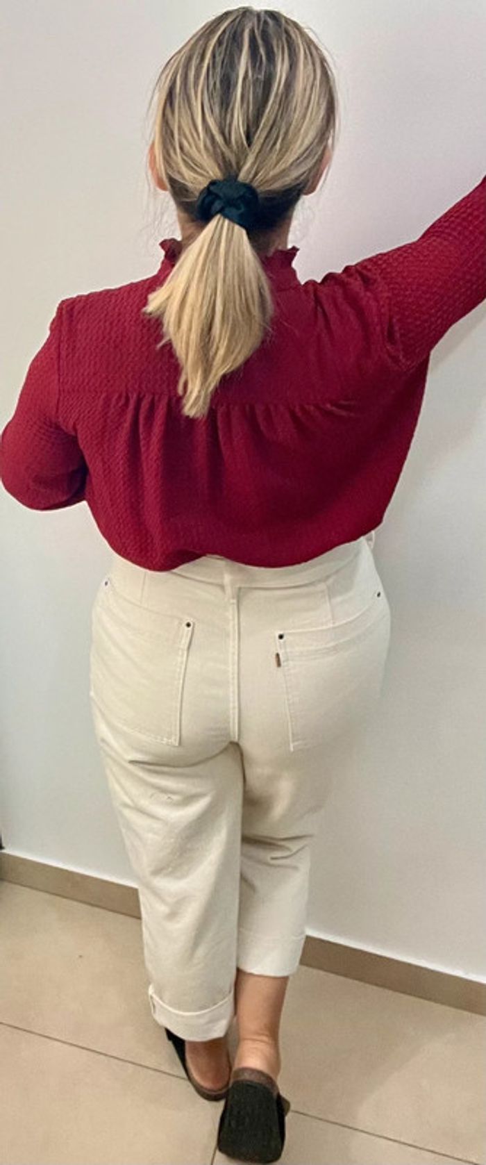 Chemise Zabou Gaufré Ba&sh Taille 34-36 - photo numéro 6