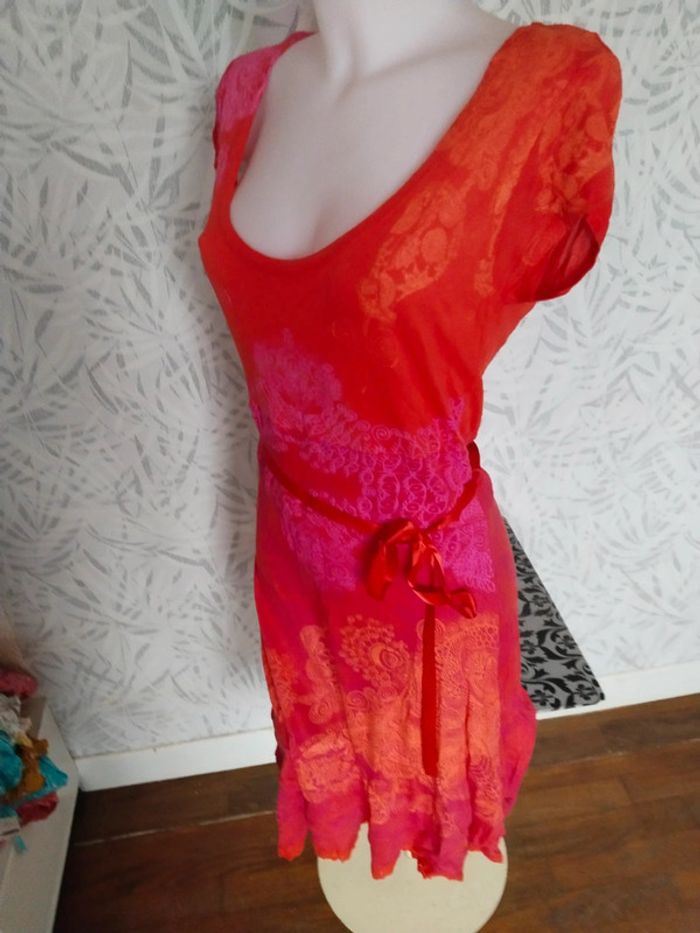Jolie robe Desigual femme taille 40 L - photo numéro 5