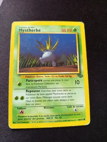 Carte pokémon jungle mystherbe 58/64