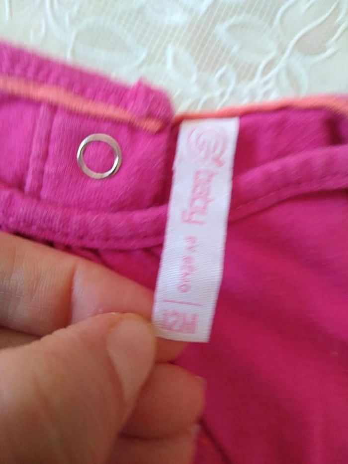 Tee-shirt rose love friend 12 mois - photo numéro 5