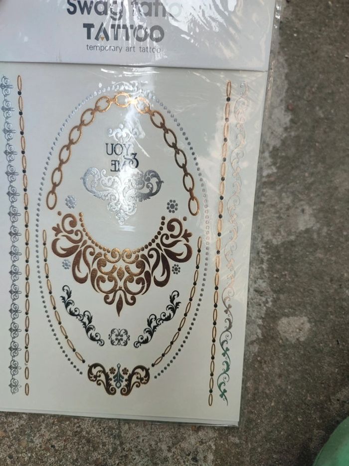 Tatouage plaquette temporaire - photo numéro 4