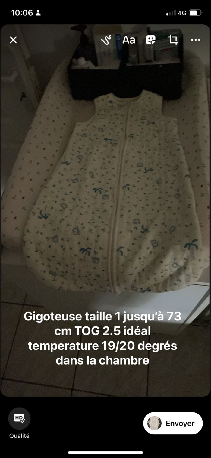 Gigoteuse garçon