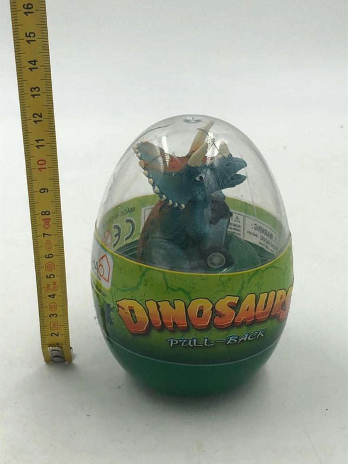 Véhicule miniature à friction dinosaure Tricératops Pull-Back neuf - photo numéro 7