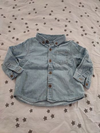 Chemise manche longue zara 6mois