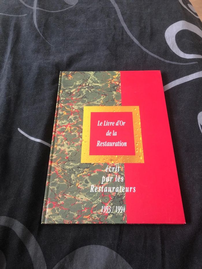 Le livre d or de la restauration