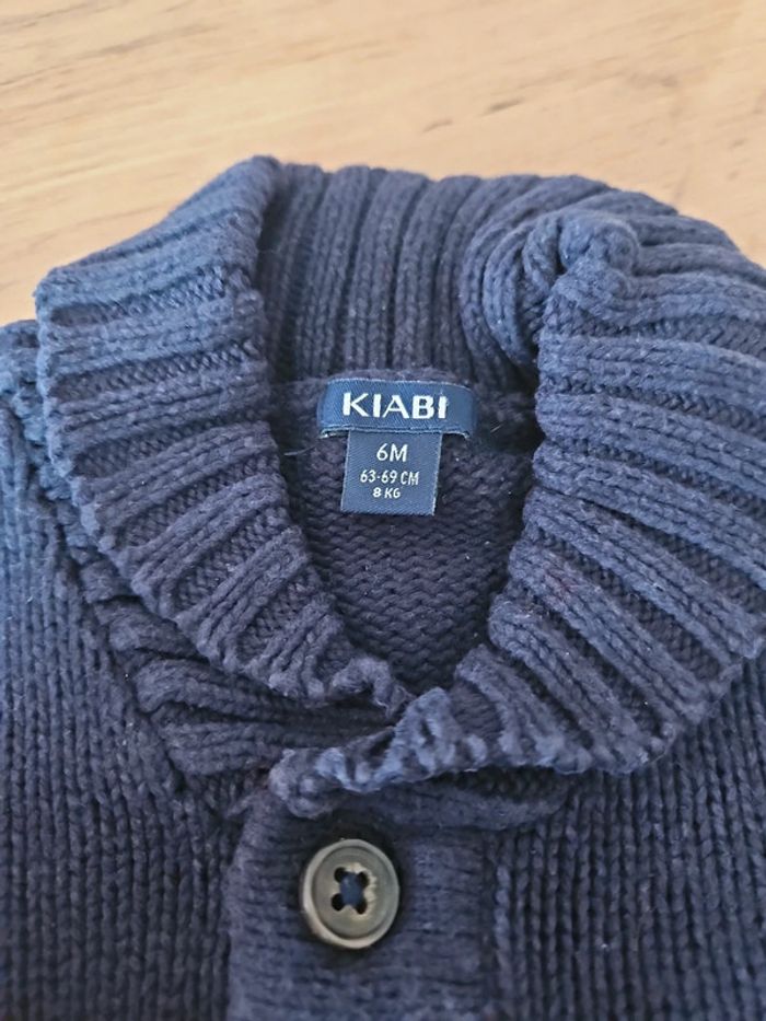 Veste chaude marine 6 mois kiabi - photo numéro 2