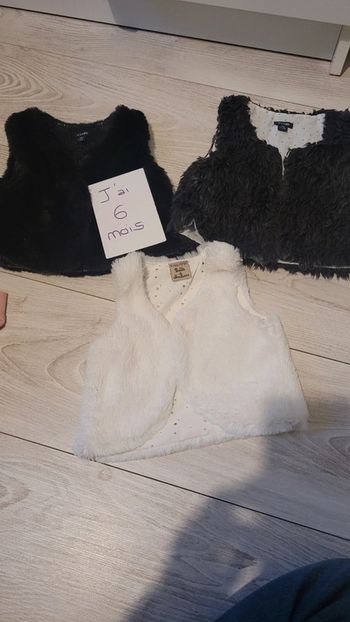 Gilet sans manche x3