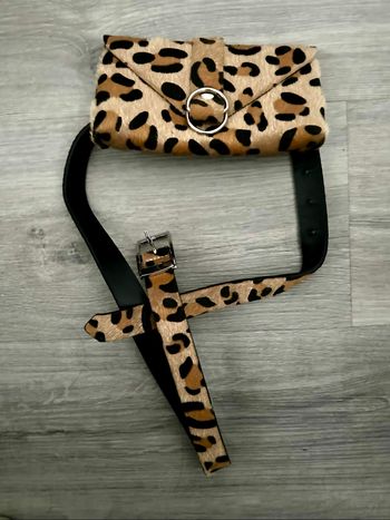 Sac ceinture léopard