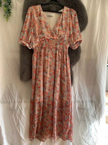 robe casual Les Petites Fleurs rouge taille S