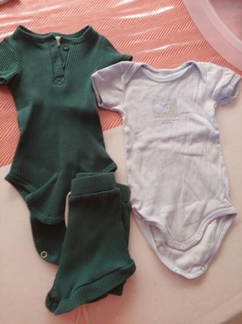 Lot de 2 body short 3mois