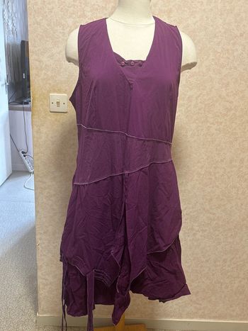 Robe violette taille 44 marque c.b fashion