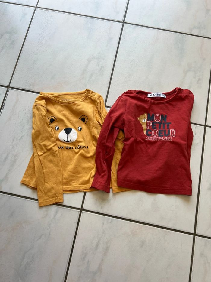 Lot de deux haut