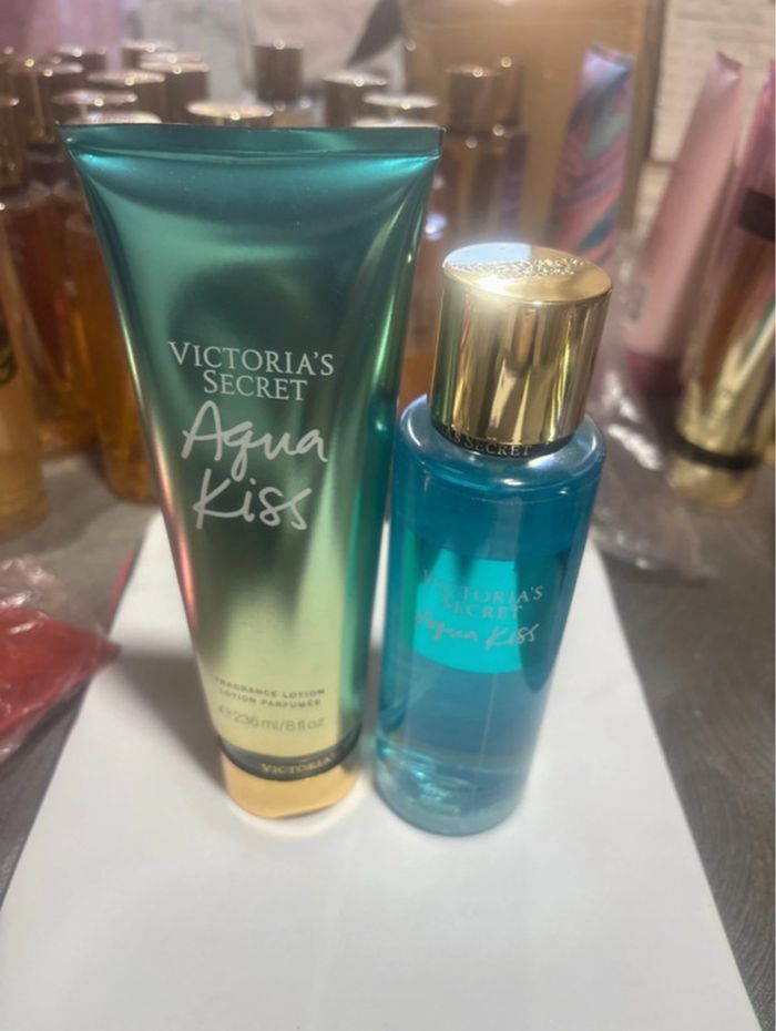 Ensemble crème et brume Victoria ´s secret Agua Kiss - photo numéro 2