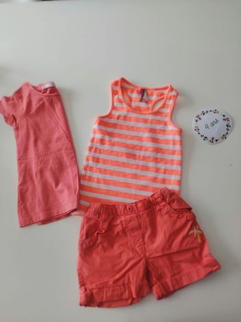 Lot vêtements fille 4 ans 2.5€ Vertbaudet,DPAM, orchestra