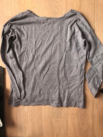 pull gris grain de malice taille 38