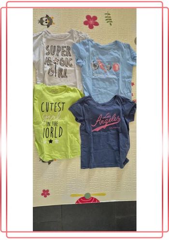 Lot de 4 Tee-shirt