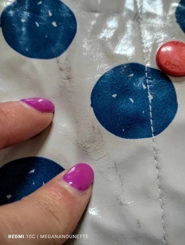 🦋 Joli imperméable à pois avec capuche 4 ans Boutique Parisienne - photo numéro 3
