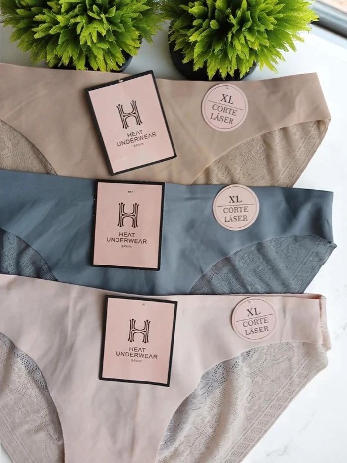 Lot de 3 culottes slips (2 lots dispo) - photo numéro 3