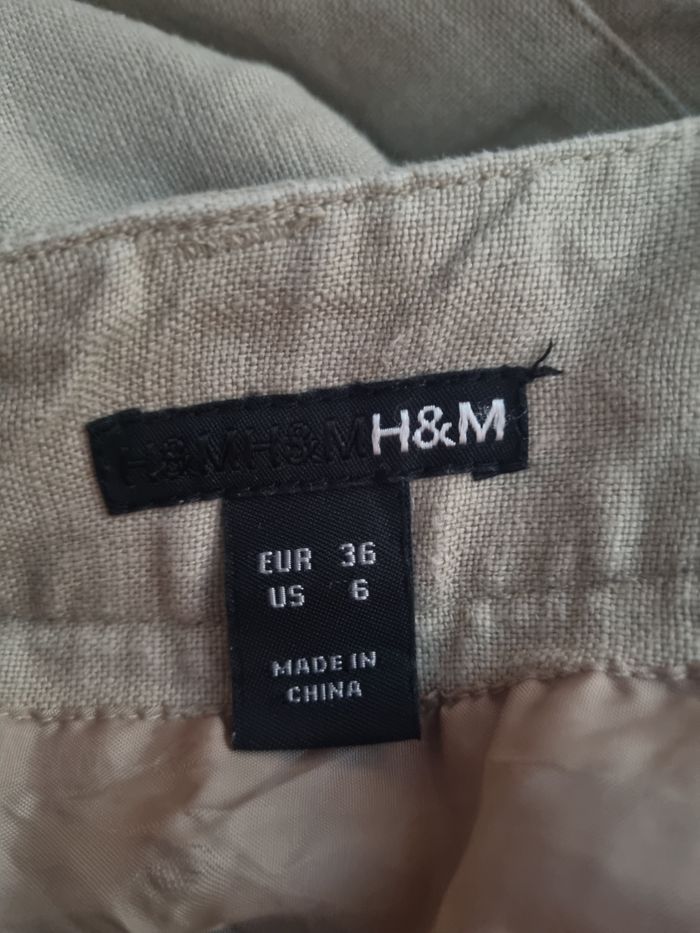 Jupe mi-longue beige 36 H&M - photo numéro 5