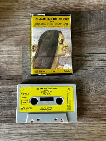 Cassette audio The Joan Baez Ballad Book vol 2