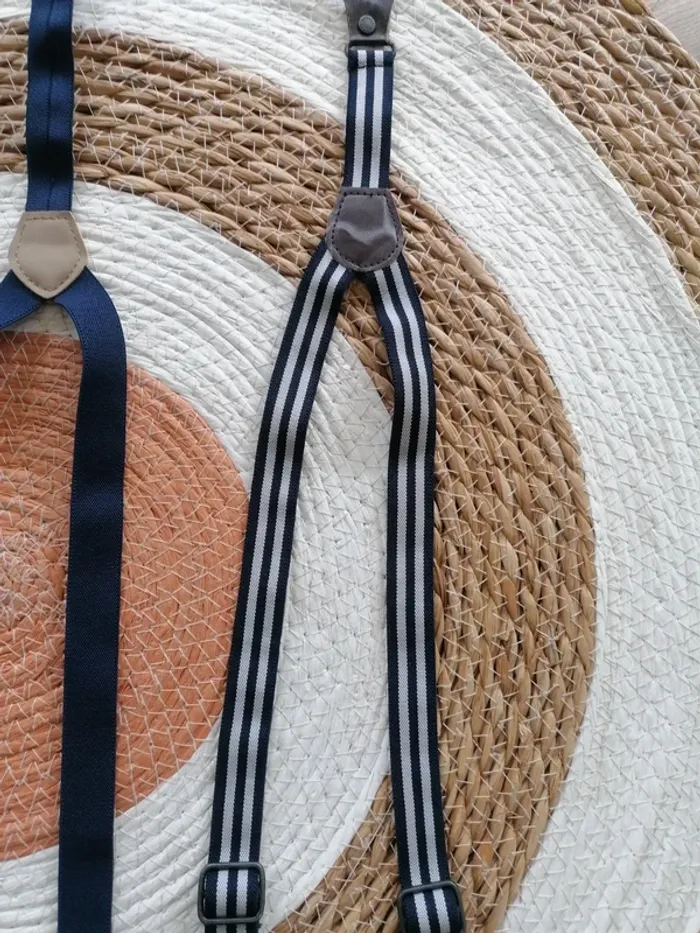 Lot de trois paires de bretelles bébé garçon / jeune garçon - photo numéro 4