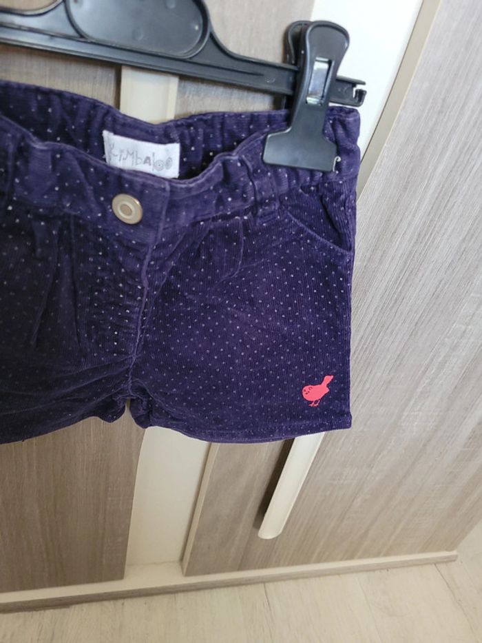 Short velours 18 mois - photo numéro 2