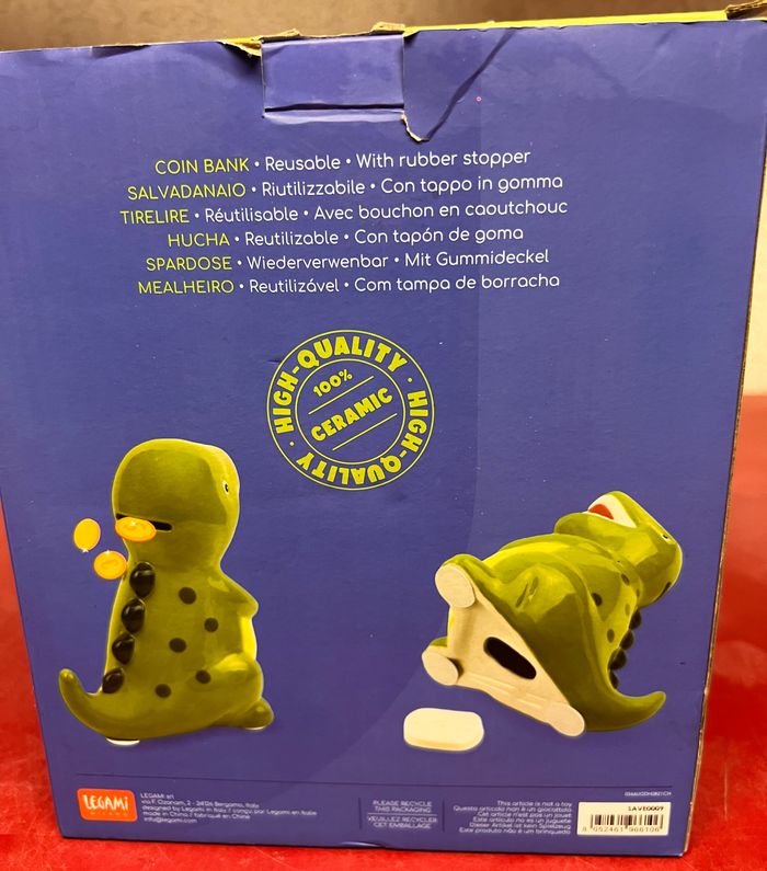 Tirelire dinosaure Réutilisable - photo numéro 4