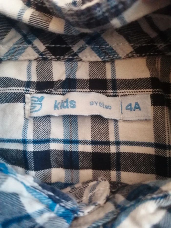 Chemise à carreaux garçon - photo numéro 3