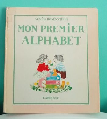 🌿 Livre ancien vintage mon premier alphabet d'Agnès Rosensteihl 🌿