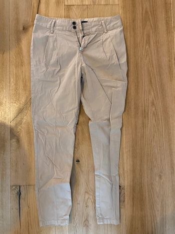 Pantalon chino beige Zara