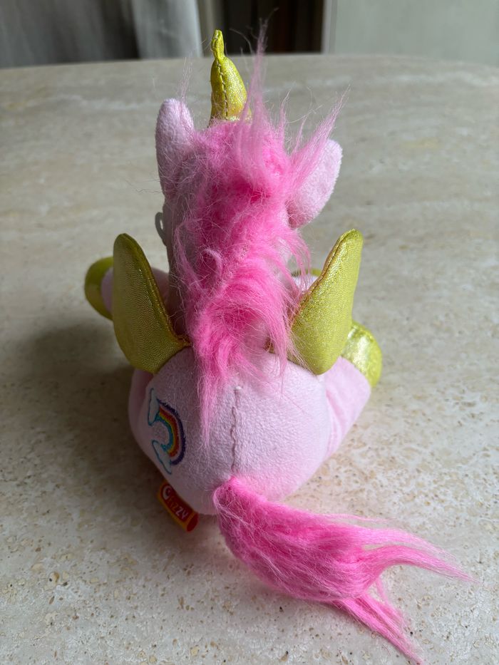 PELUCHE "LICORNE" ROSE - photo numéro 5