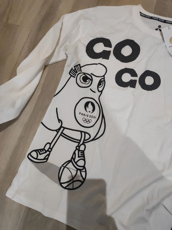 T-shirt manches longues jo 2024 - photo numéro 2