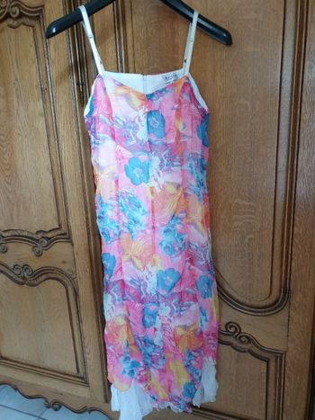 Robe 3/4 colorée  T2