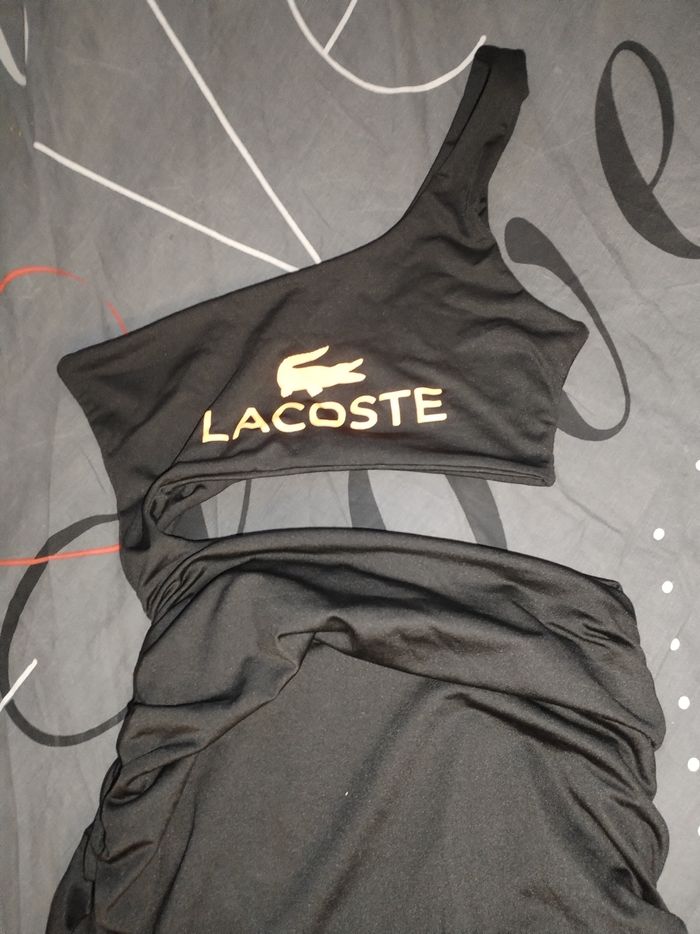 Robe noir inspi Lacoste - photo numéro 2