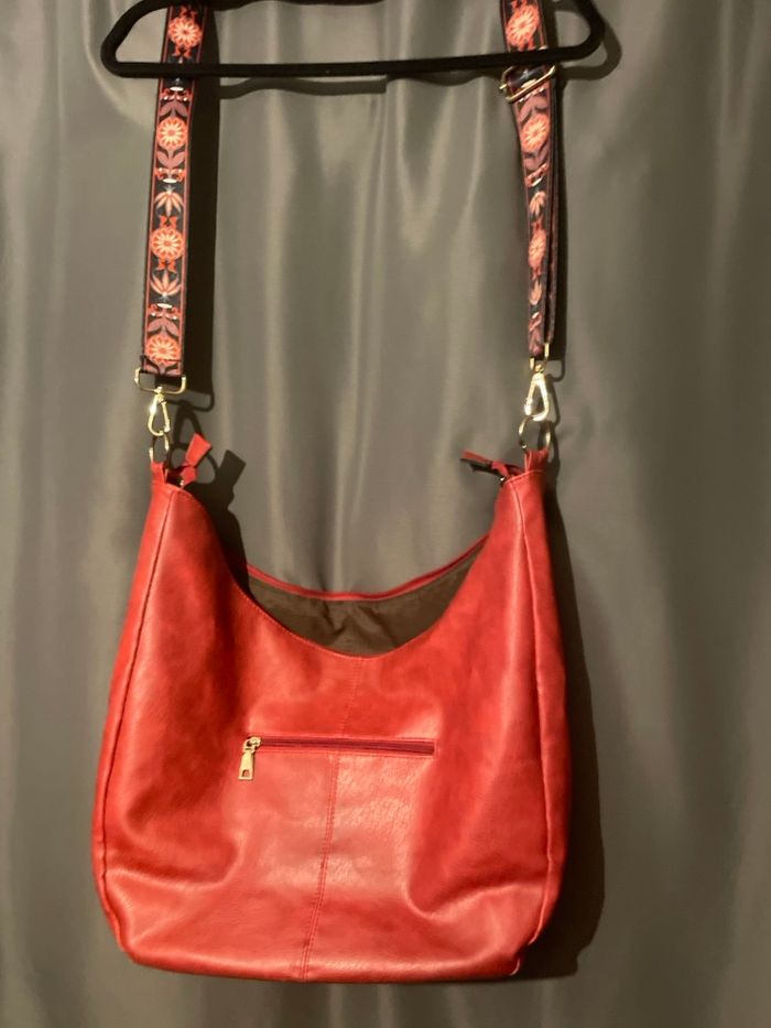 Grand Sac à main rouge - photo numéro 6