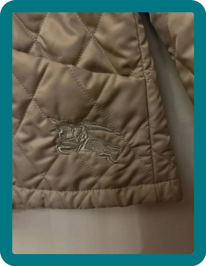 Veste matelassée beige 12 ans - Burberry - photo numéro 3