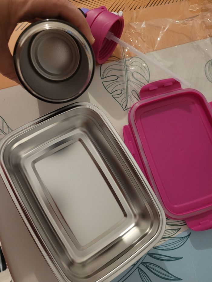 gourde et boîte à goûter inox mercredi (10e) - photo numéro 7