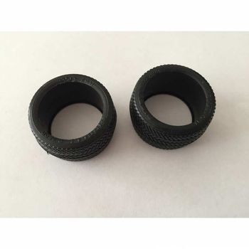 Lot x2 pneu arrière Pirelli ZR17 pièce miniature Ferrari 456 GT 1992 burago 1/18