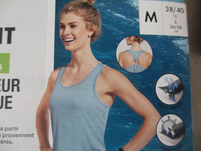 Débardeur technique femme Crivit - Taille M (38/40) - photo numéro 5