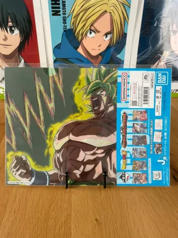 Dragon Ball -  Lot de 2 clear files Son Goku SSJ Blue, Vegeta SSJ Blue, Broly Ichiban Kuji