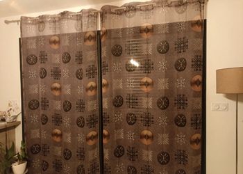 Paire de rideaux style ethnique 