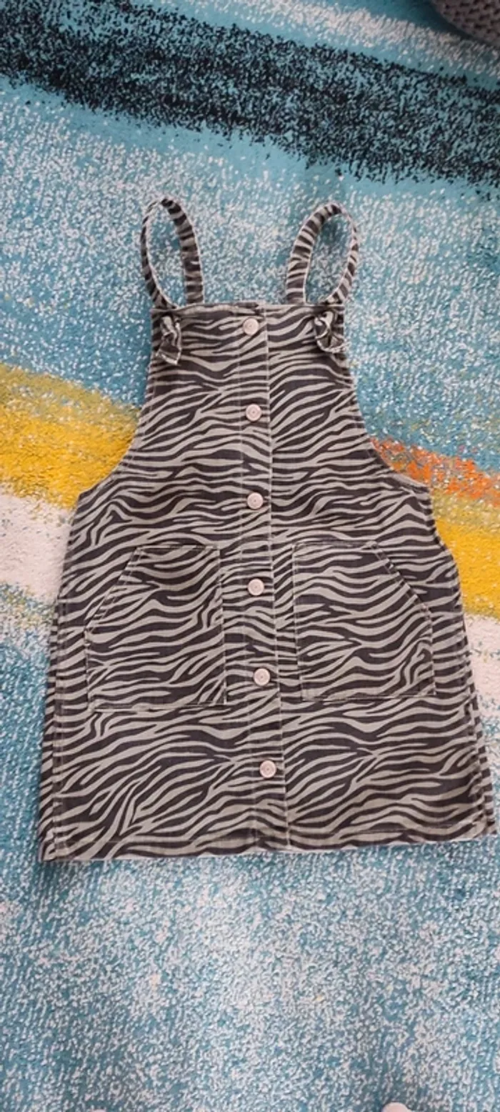 Robe salopette en jean 10A