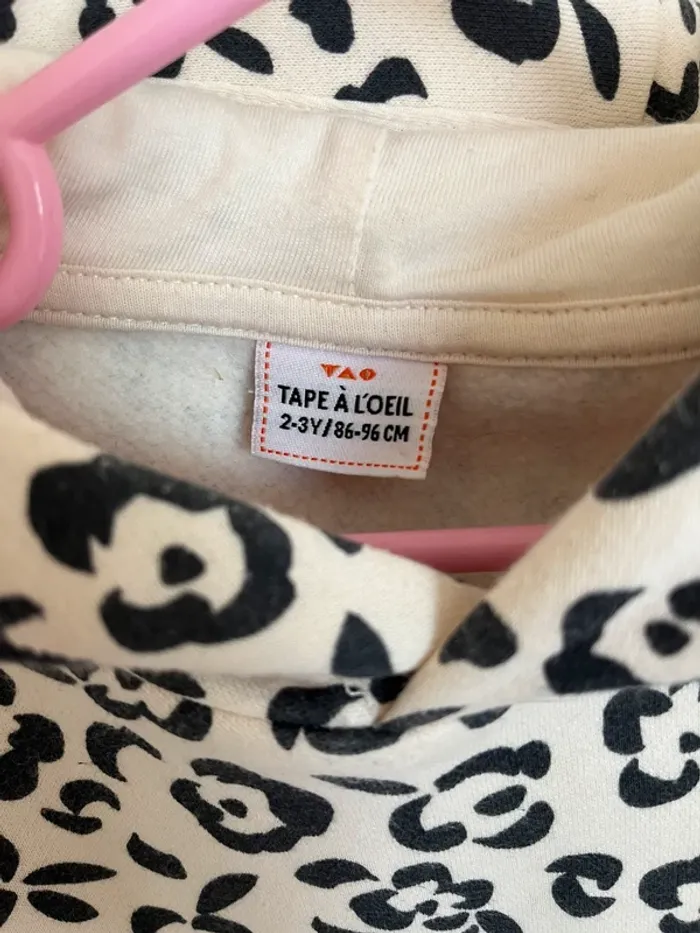 Sweat léopard 2-3 ans - photo numéro 3