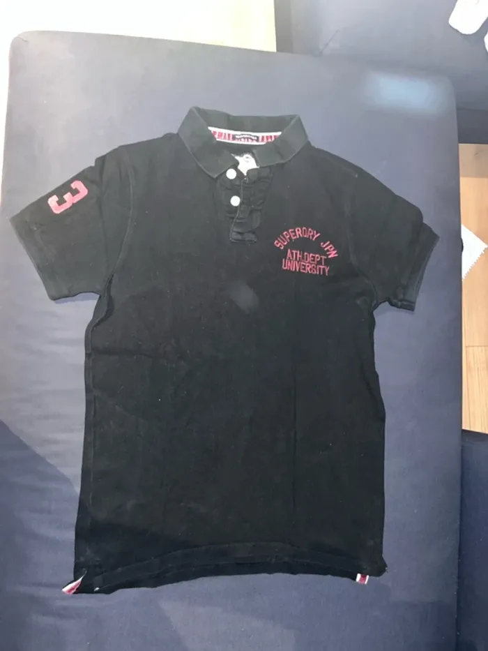 Polo superdry noir taille M