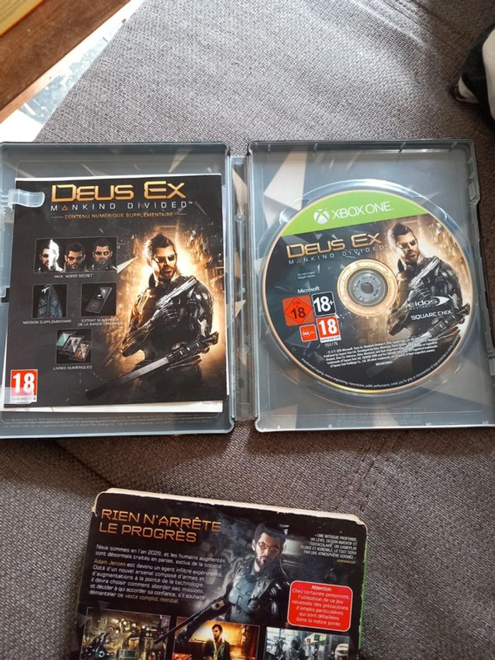 Jeu xbox one DEUS EX édition spécial - photo numéro 6