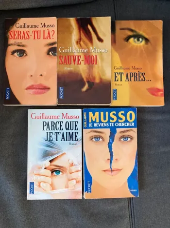 Lot de romans de Guillaume Musso Pocket