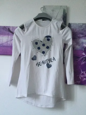 T shirt épaules découvertes 14 ans