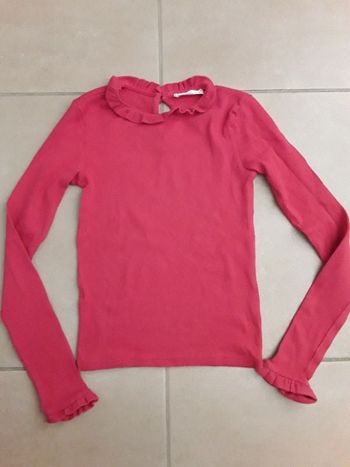 T-shirt rouge ML femme XS MNG TBE