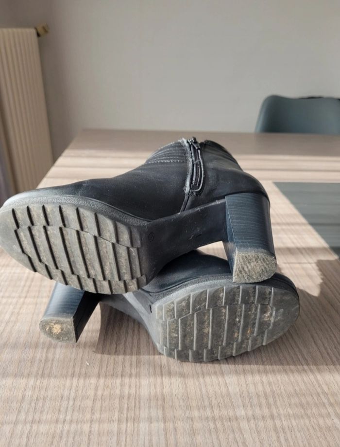 Bottines noir cuir Dorking taille 36 - photo numéro 8